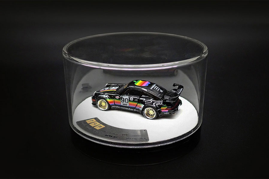 PGM 1/64 RWB 964 Black - Rotating display - 图片 4