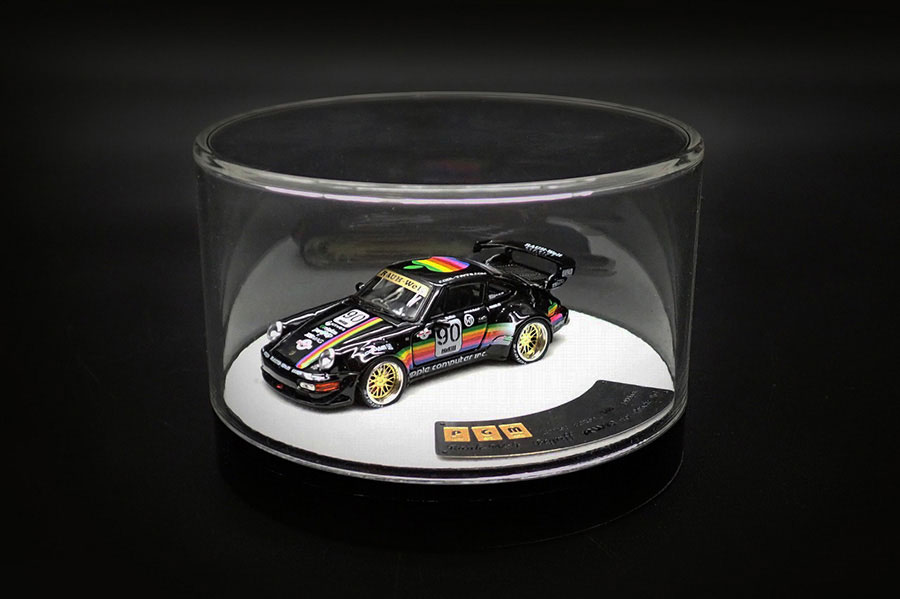 PGM 1/64 RWB 964 Black - Rotating display - 图片 5